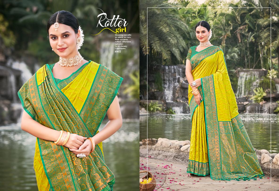 Bunawat Komilika  Wedding Wear Silk Banarasi Saree Catalog
